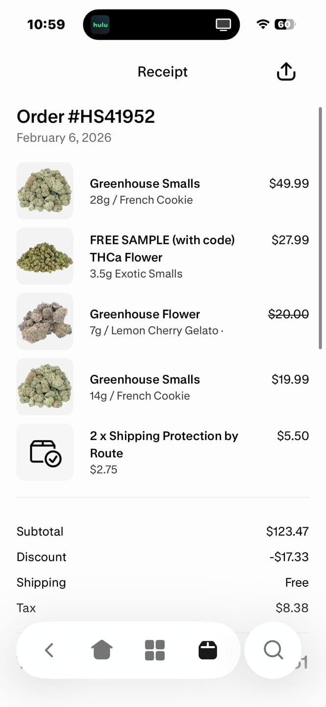 Customer photo review of Greenhouse Smalls