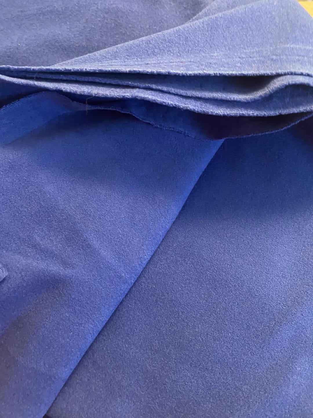 Customer photo review of Plain Stretch Flannel Fabric