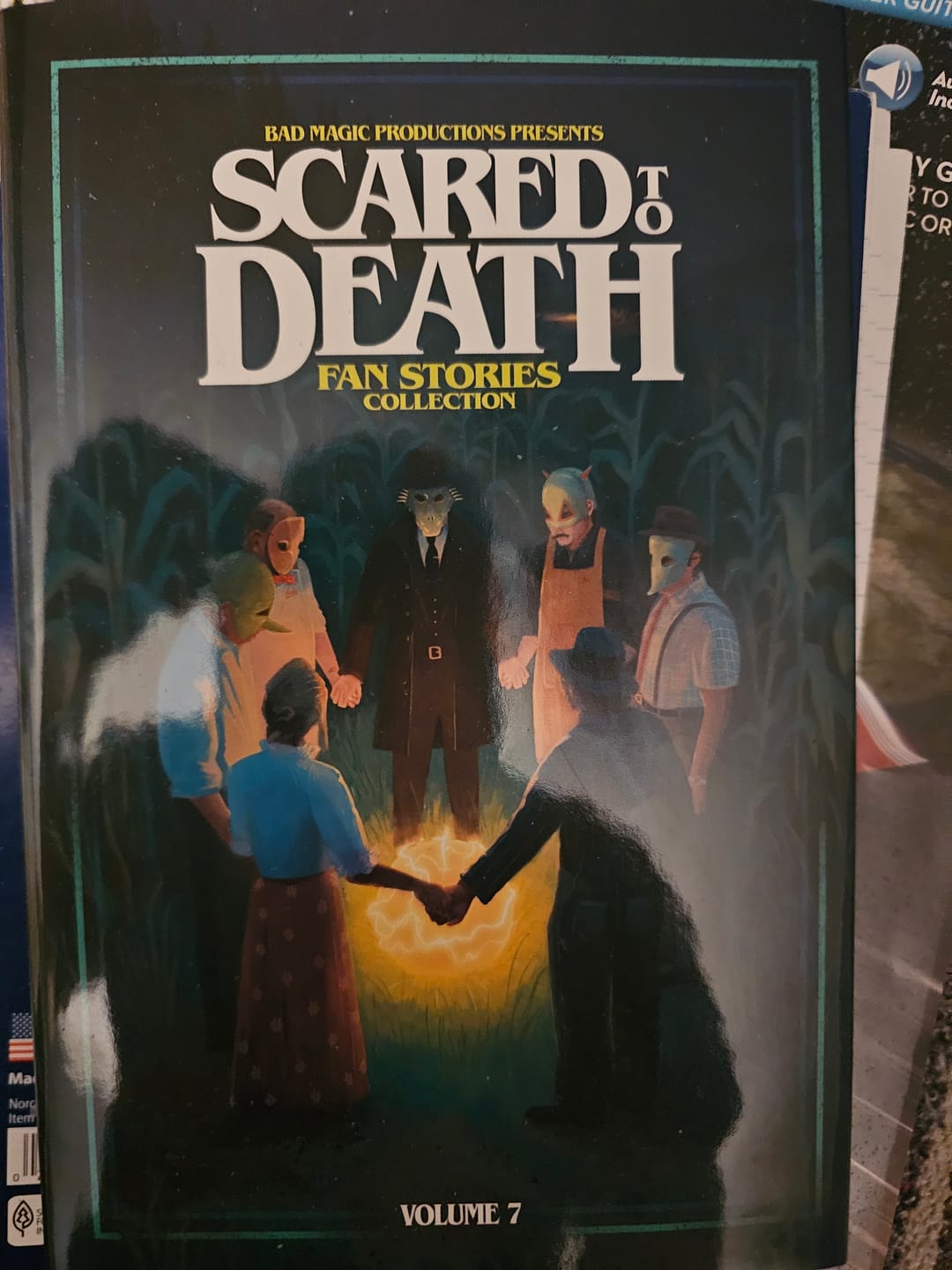 Customer photo review of Scared To Death Book Vol 7 SIGNED COPY!