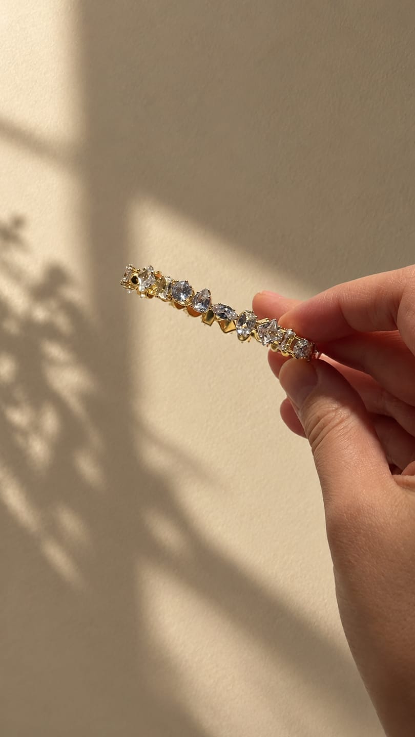 Customer photo review of Armreif VIP Shiny-14K vergoldet