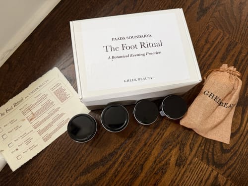 Customer photo review of The Foot Ritual Set