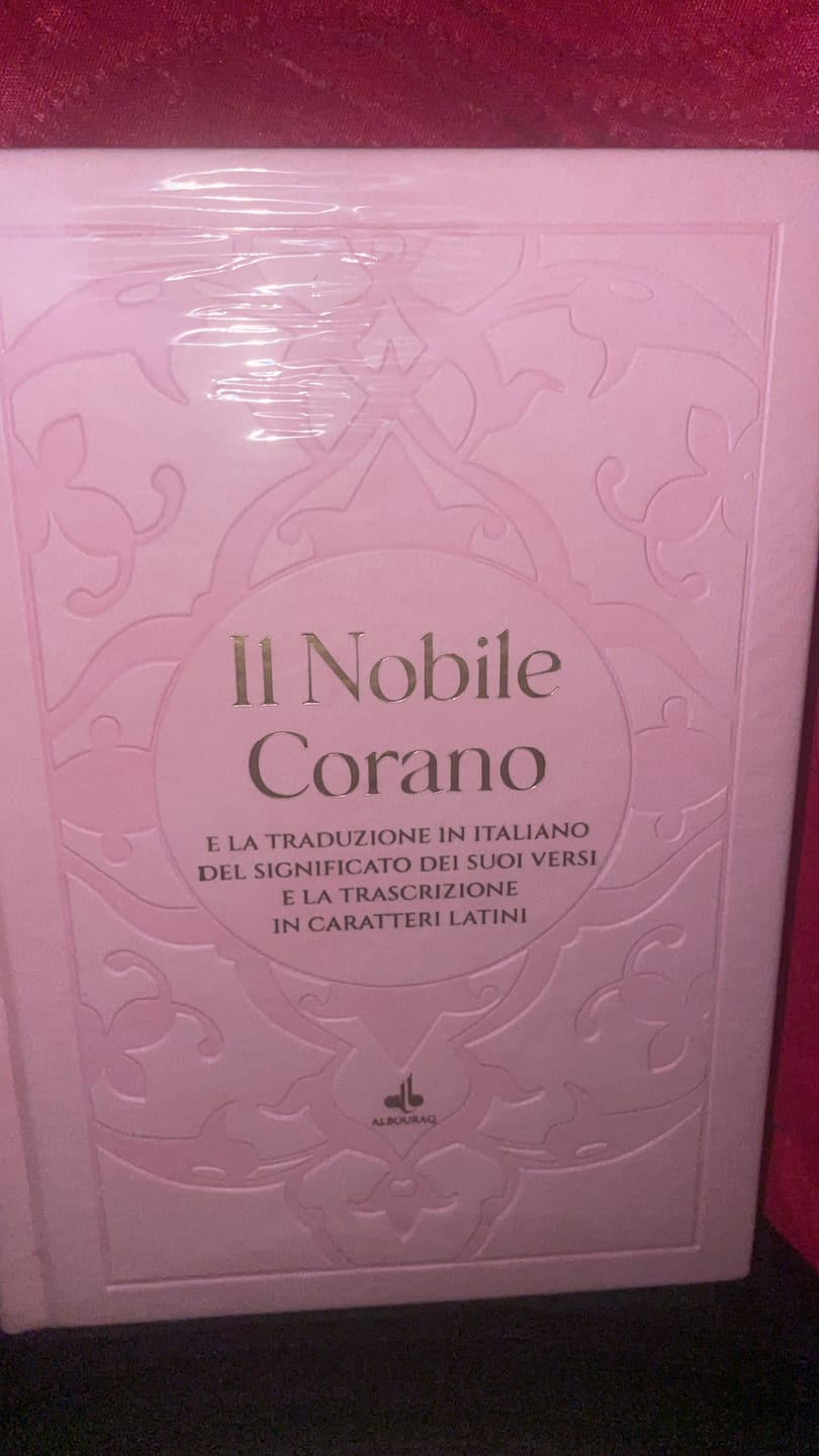 Customer photo review of Corano traslitterato con traduzione in italiano - piccolo  17x13 cm