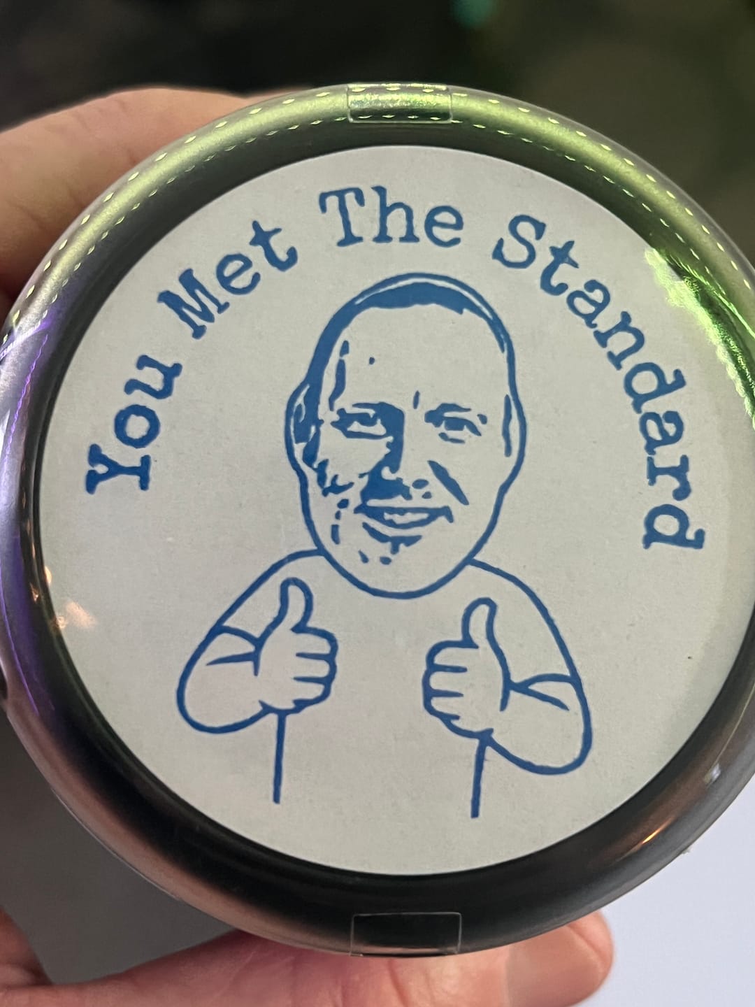 Customer photo review of Face Stamp ¦ Self-Inking Stamp ¦ US