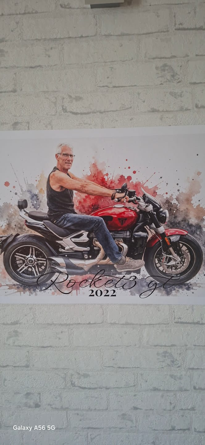 Customer photo review of Dein Fahrzeug als Kunstwerk – mit Live-Vorschau, als Poster oder Leinwand