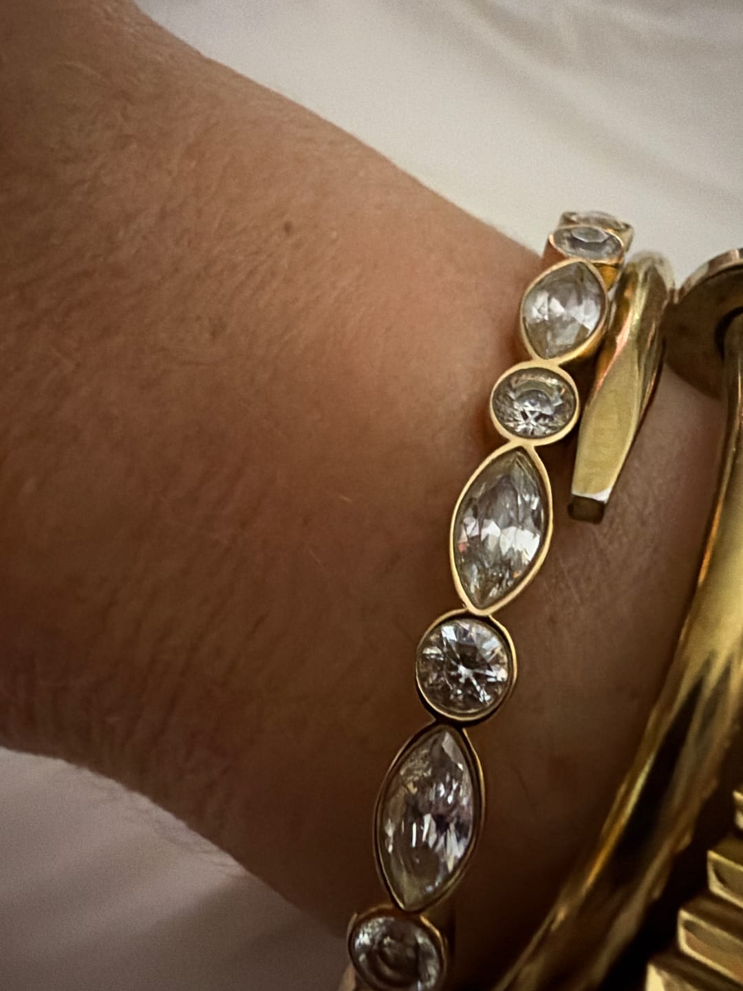 Customer photo review of Marquise Bangle
