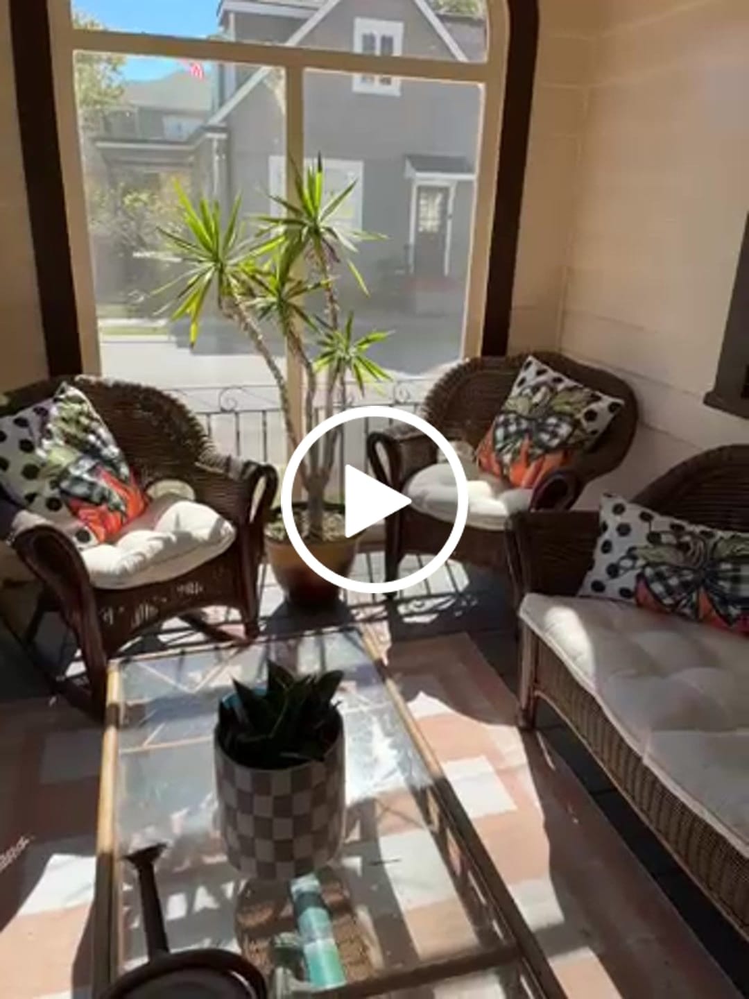 Customer video review of Elegant Checkered Pumpkin Door Hanger