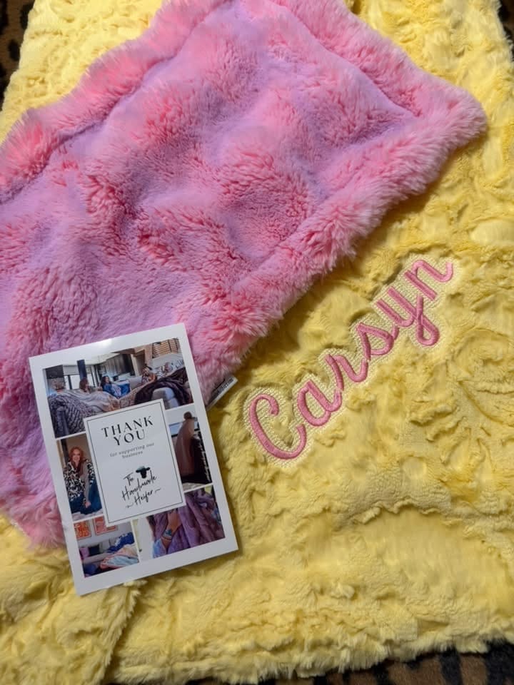 Customer photo review of The Gold Buckle Paisley Blanket