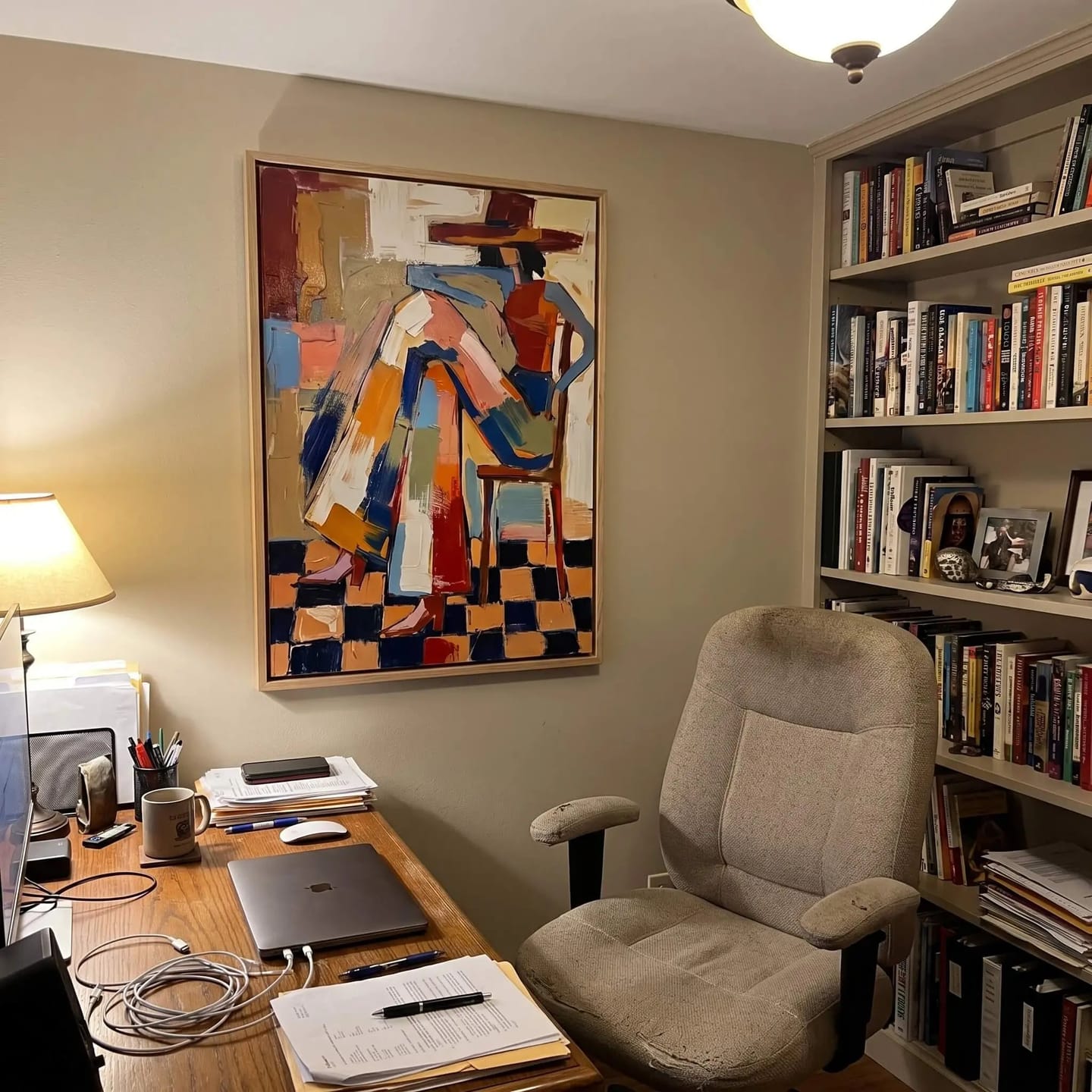 Customer photo review of Pop Art Checkered Figures #PO066