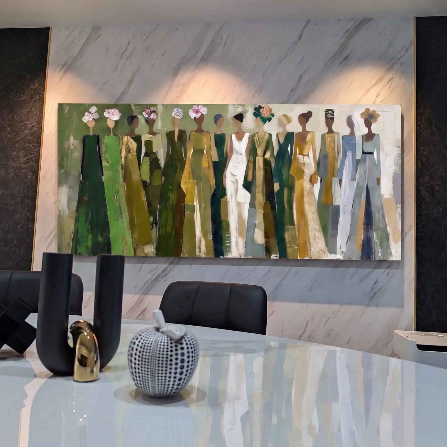 Customer photo review of Portrait Art Women in Quiet Company #PR420