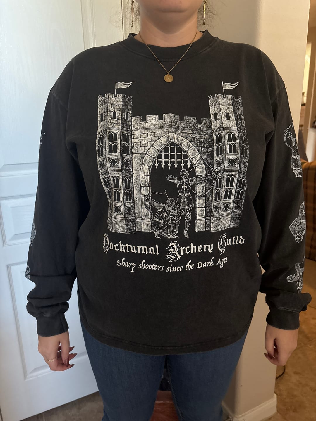 Customer photo review of Archery Guild's Castle Long Sleeve