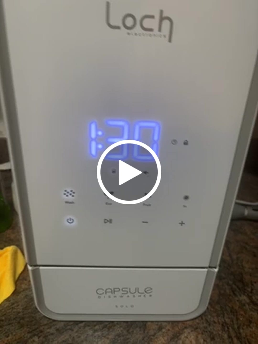 Customer video review of Capsule Solo Dishwasher