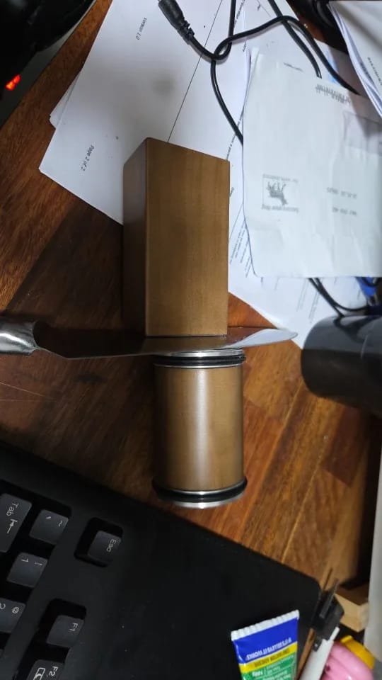 Customer photo review of Rollmaster Rolling Knife Sharpener™