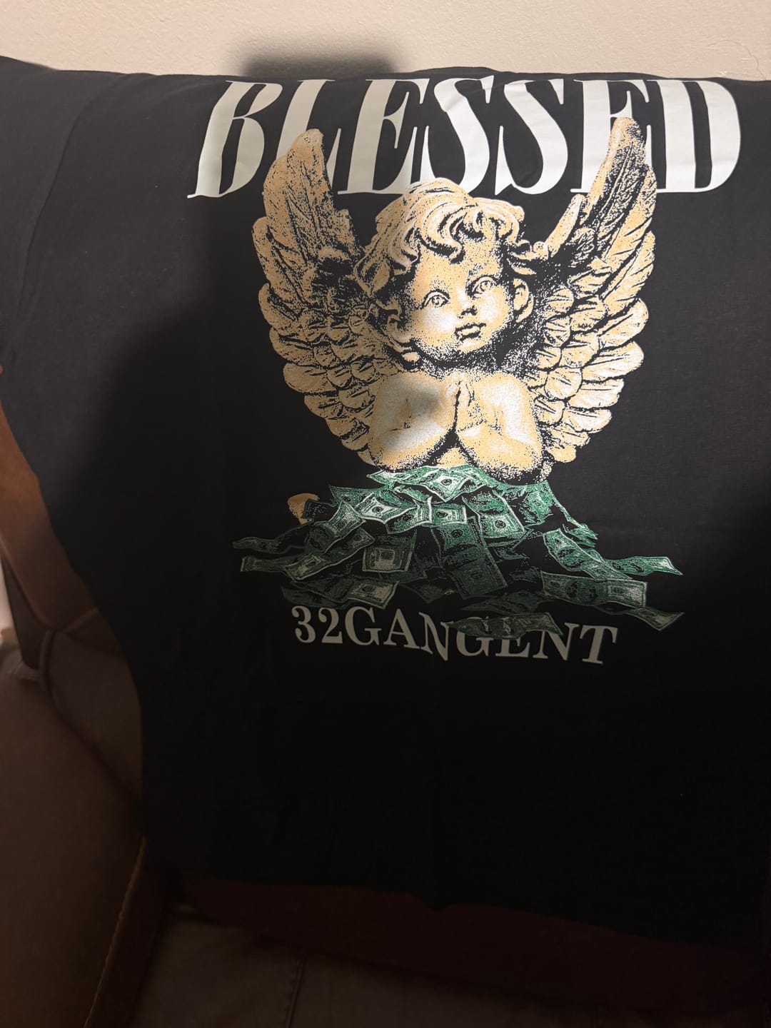Customer photo review of BLESSED PREMIUM TEE