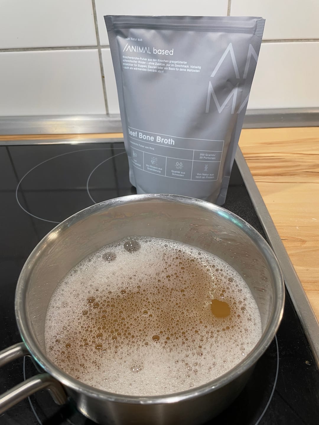 Customer photo review of Knochenbrühe Pulver 200g