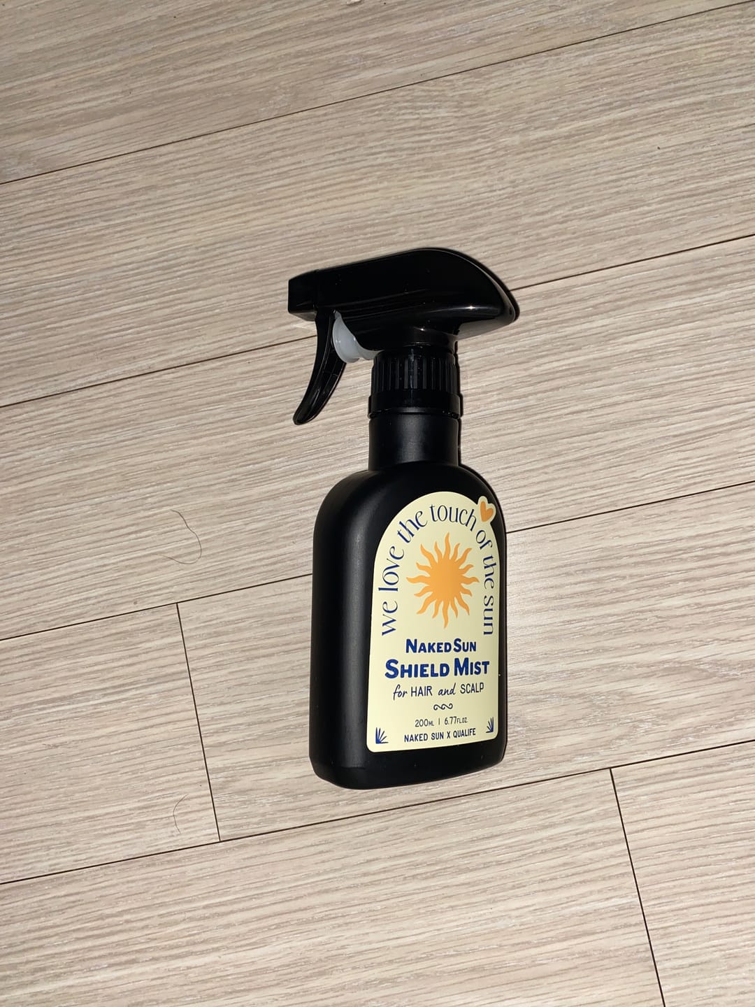 Customer photo review of Naked Sun Shield Mist for Hair and Scalp 200ml