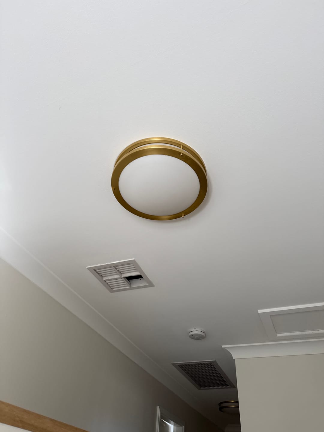 Customer photo review of Modern Three-Color Led Bowl Flush Mount Ceiling Light