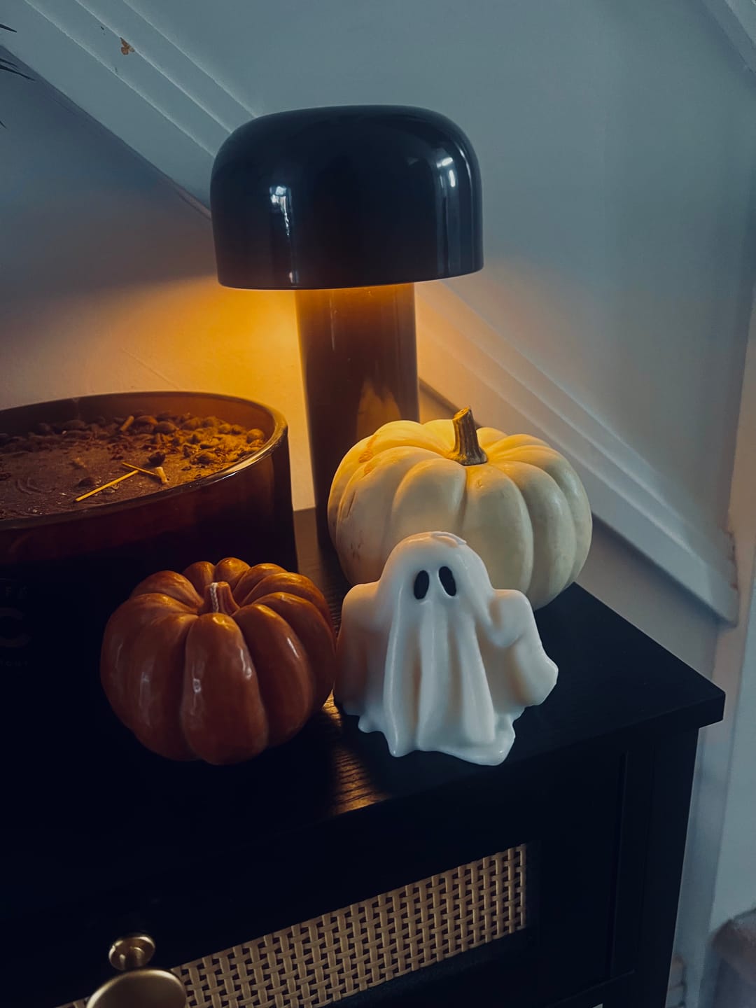 Customer photo review of Brown Pumpkin Soy Wax Candle
