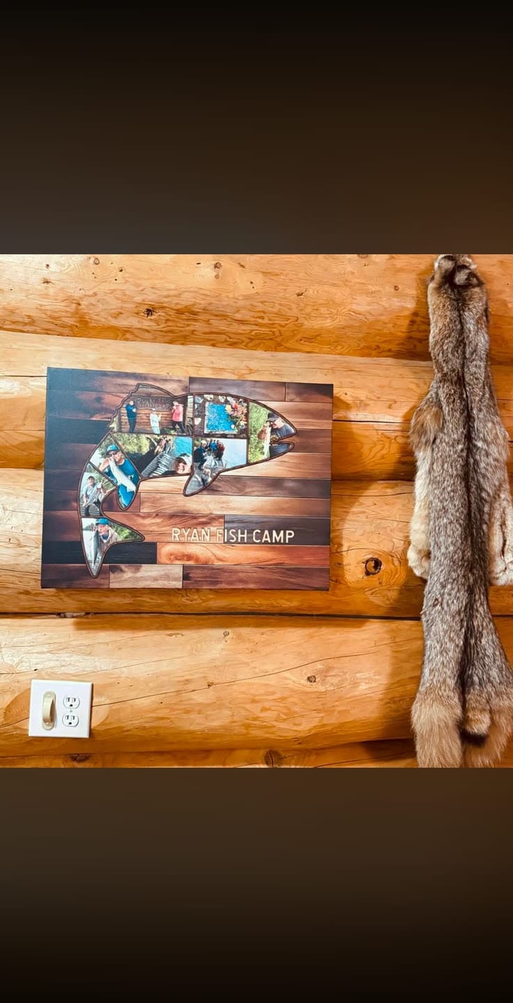 Customer photo review of Fishing Memories Collage