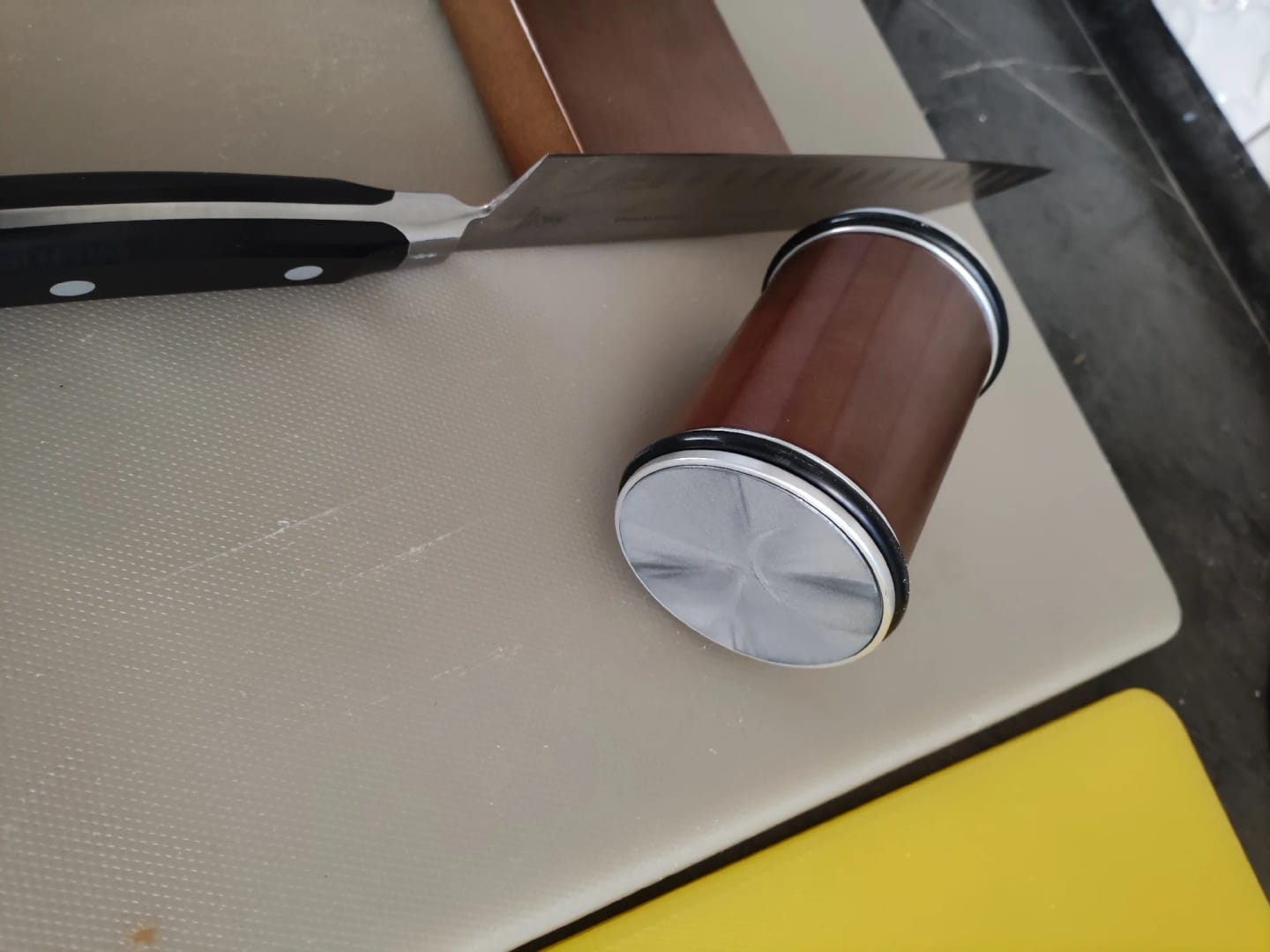 Customer photo review of Rollmaster Rolling Knife Sharpener™