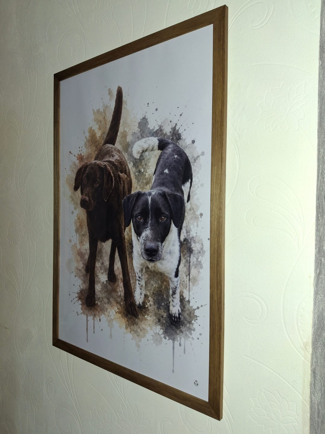 Customer photo review of Dein Haustier als Kunstwerk – mit Live-Vorschau, als Poster oder Leinwand