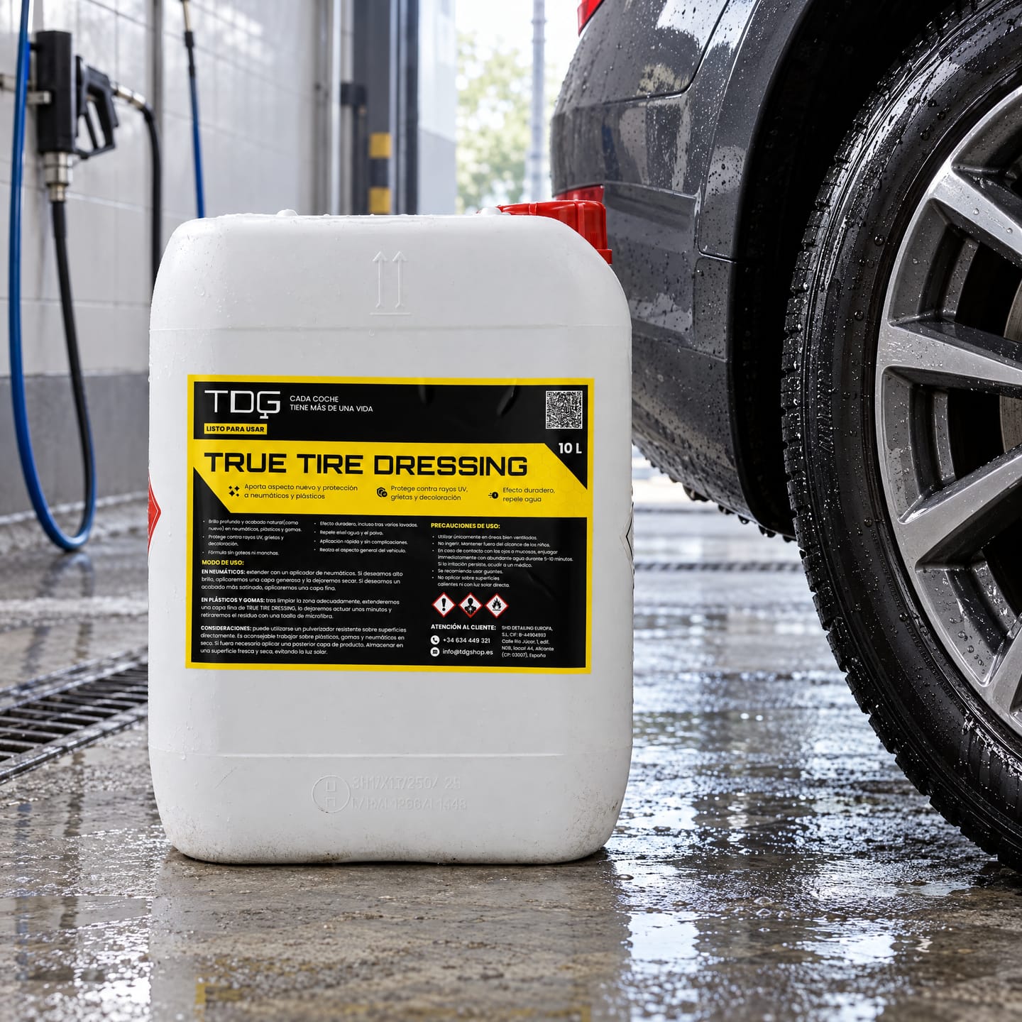 Customer photo review of Abrillantador  de Neumáticos y plásticos True Tire Dresing