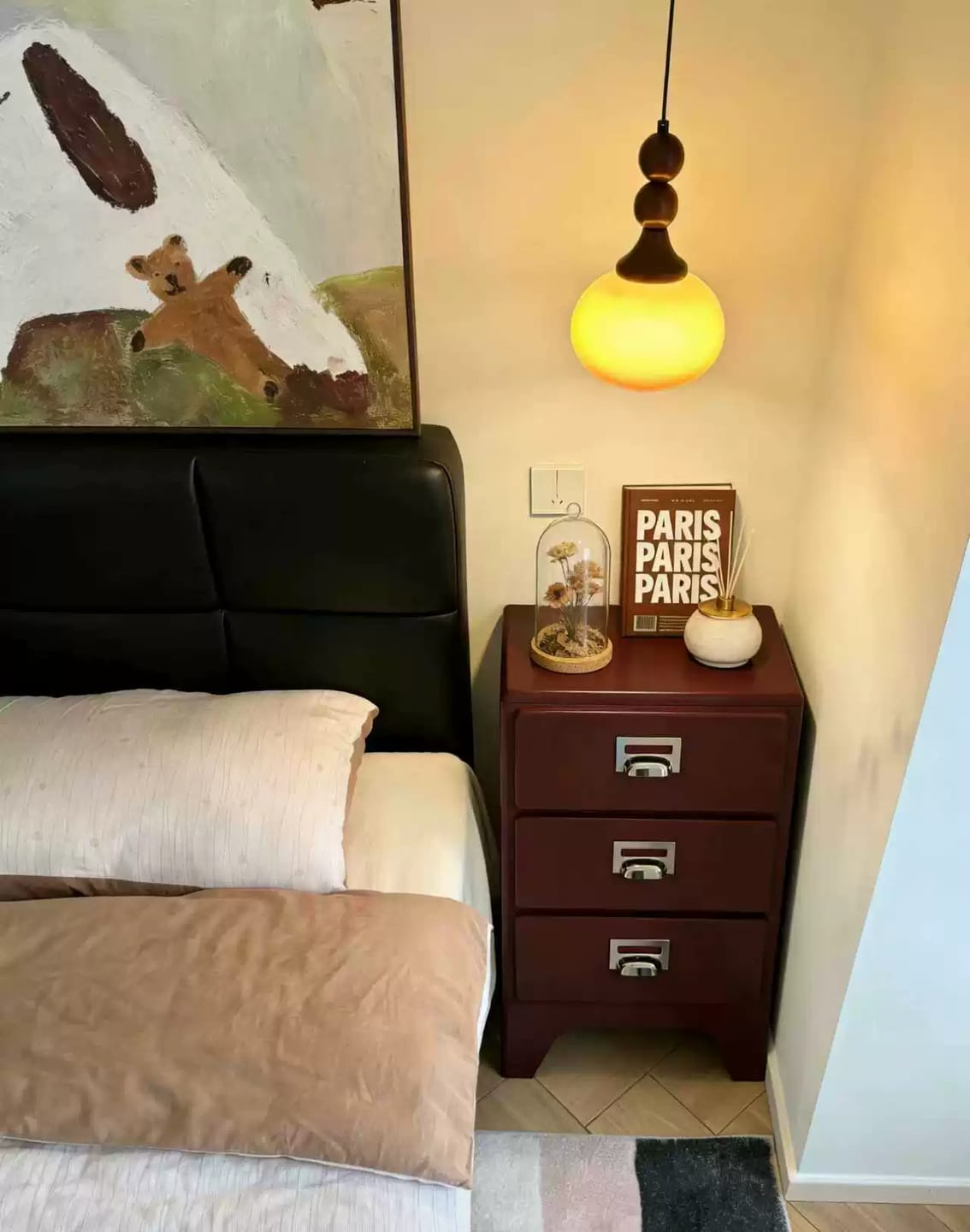 Customer photo review of KKUSO ABS 3-DRAWER CABINET - MILO MAROON RED