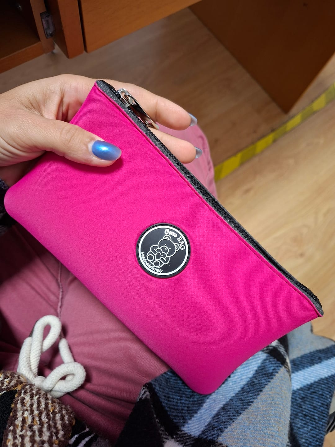 Customer photo review of Portafoglio (Fuchsia)
