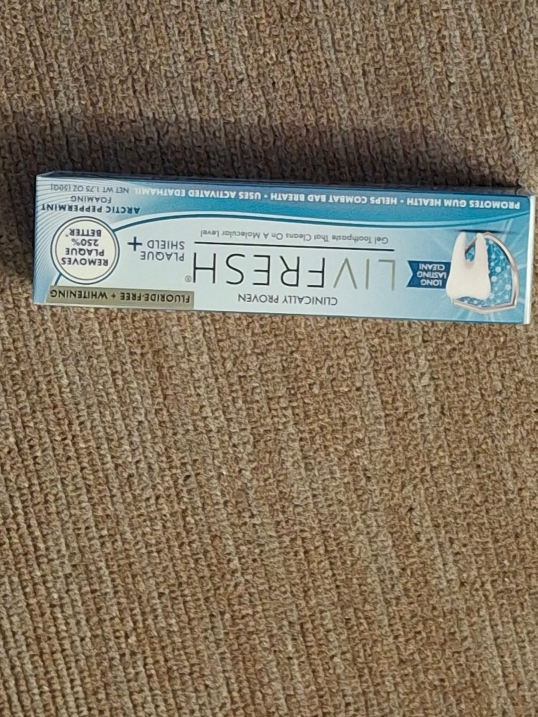 Customer photo review of LIVFRESH Arctic Peppermint - 1 Pack (Subscription)