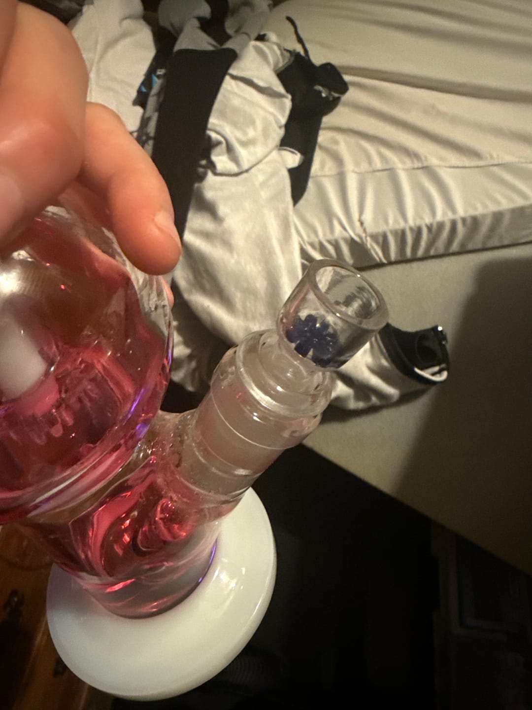 Customer photo review of Fritted Disc Glass 14mm Bowl Piece