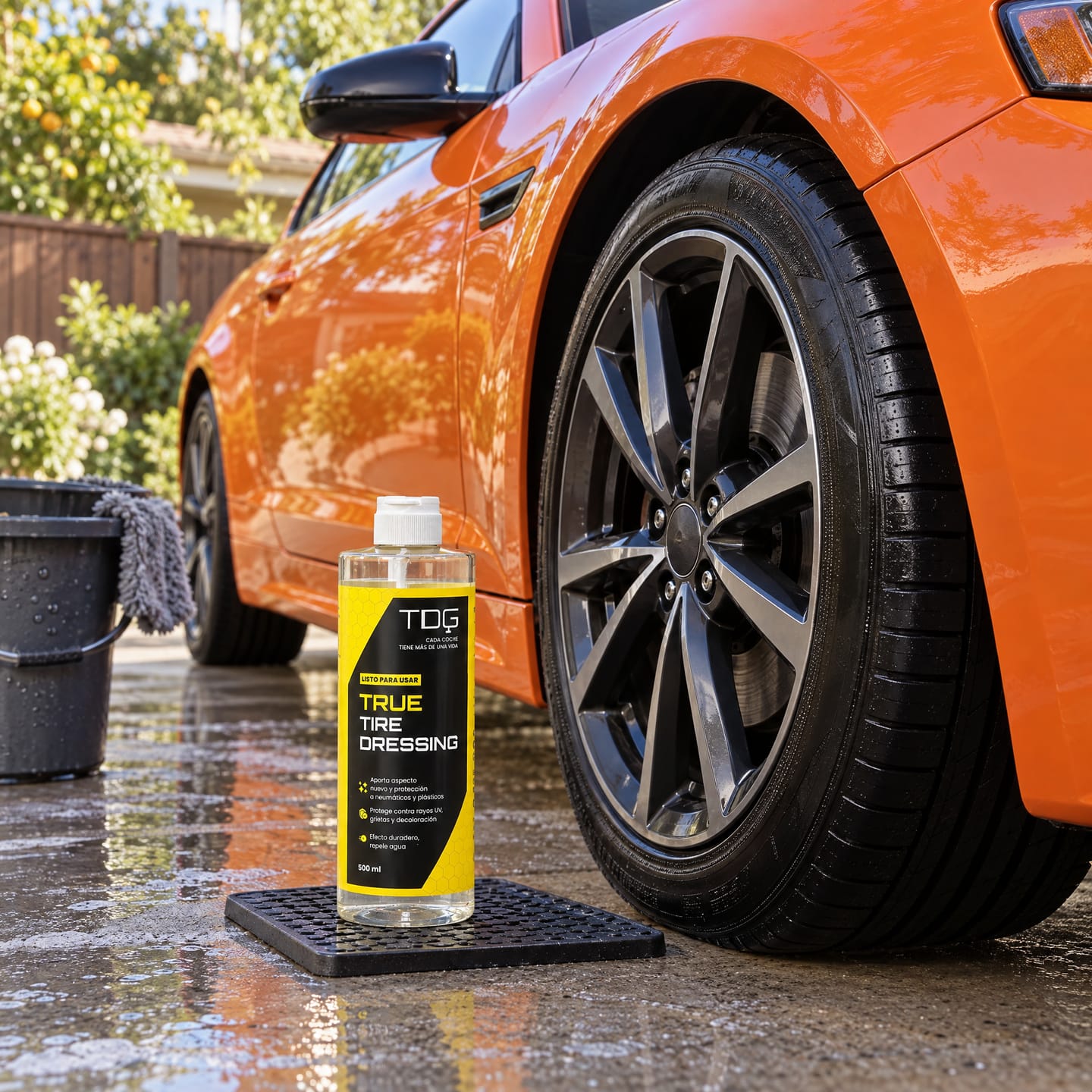 Customer photo review of Abrillantador  de Neumáticos y plásticos True Tire Dresing