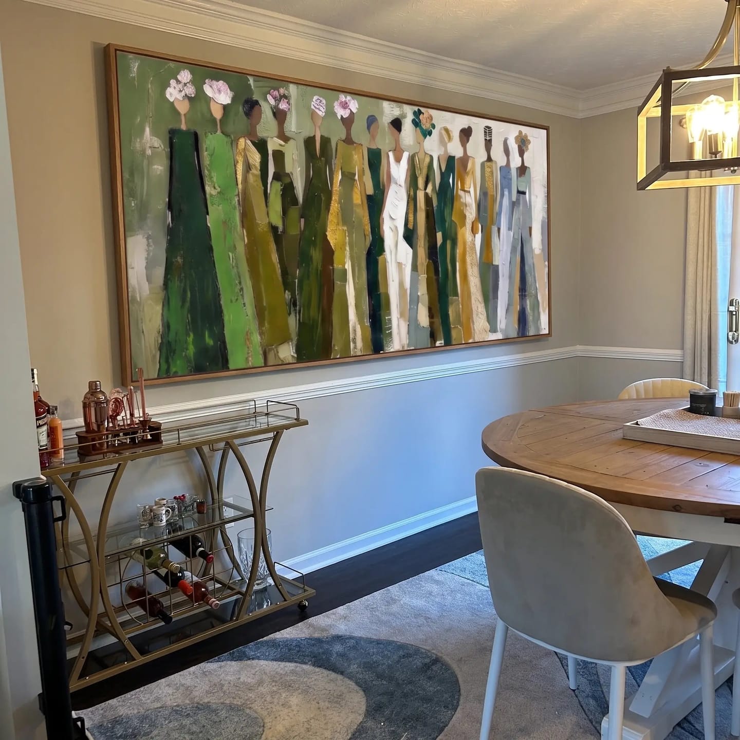 Customer photo review of Portrait Art Women in Quiet Company #PR420
