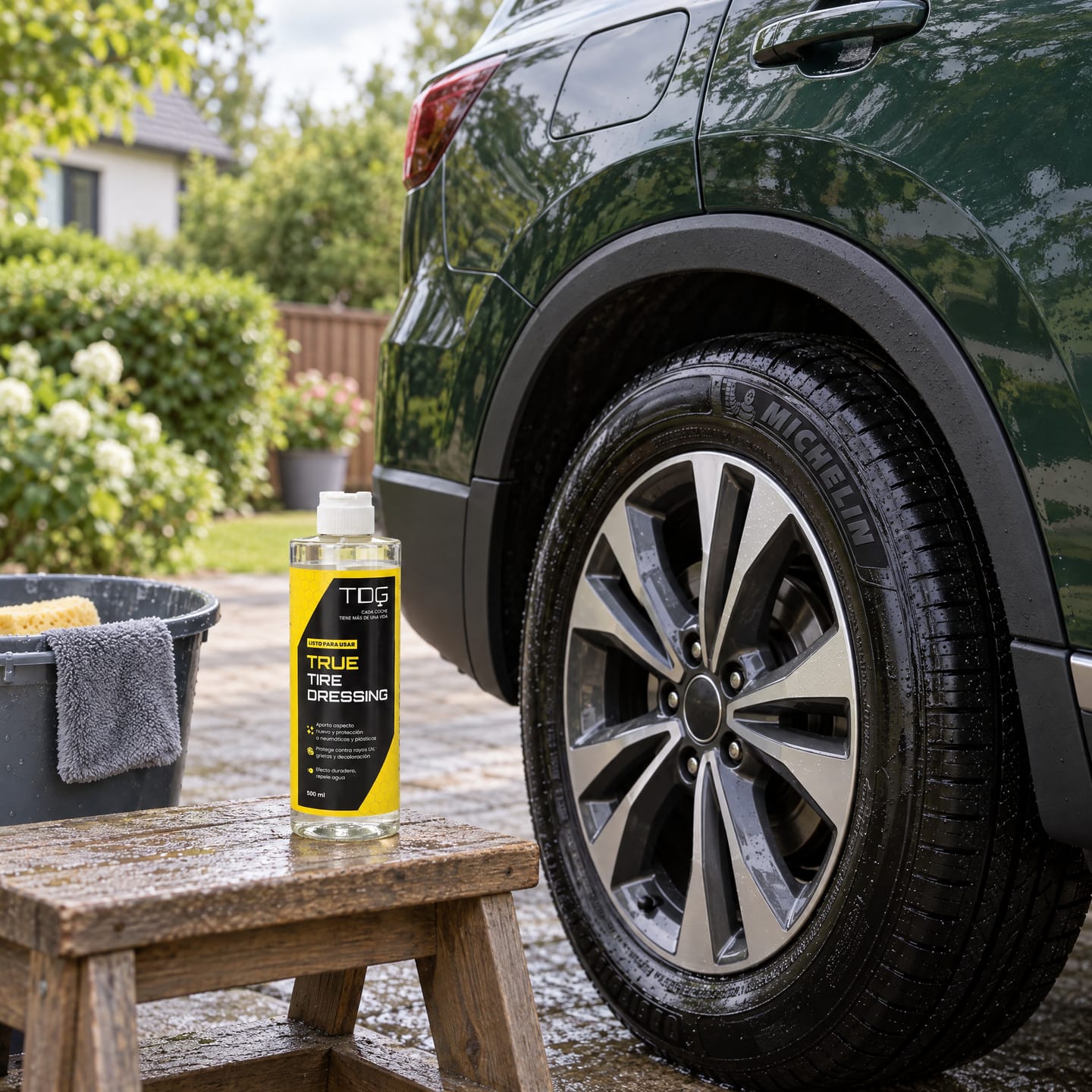 Customer photo review of Abrillantador  de Neumáticos y plásticos True Tire Dresing