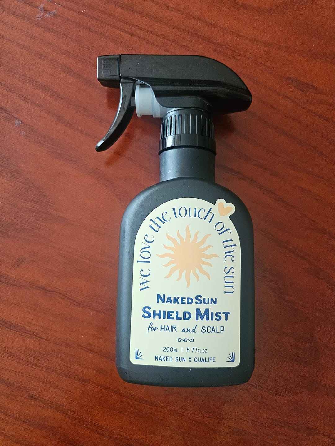 Customer photo review of Naked Sun Shield Mist for Hair and Scalp 200ml