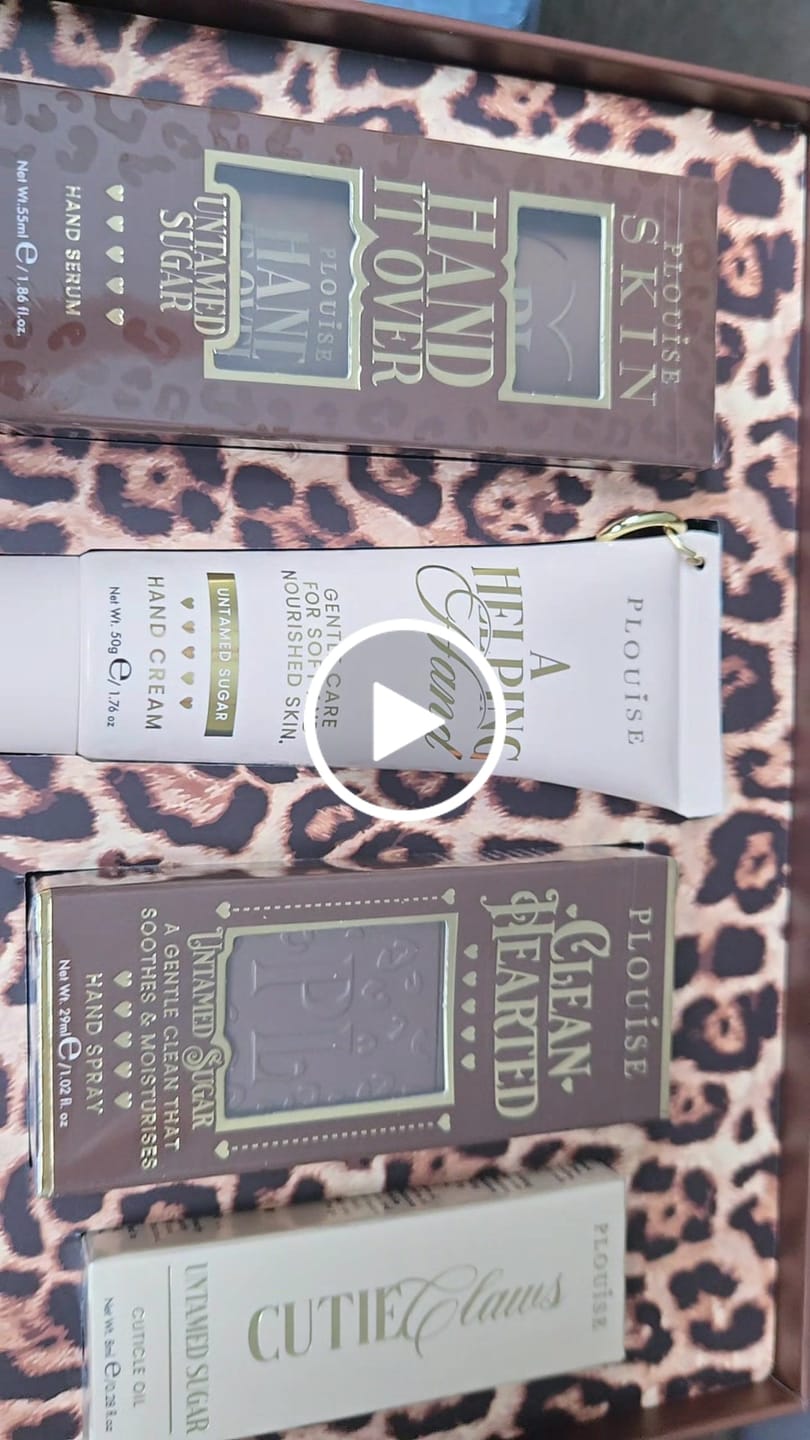 Customer video review of Cheetah Claw Restore Hand Care Set