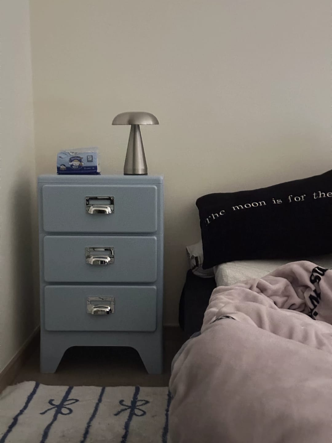Customer photo review of KKUSO ABS 3-DRAWER CABINET - MILO DUSTY BLUE