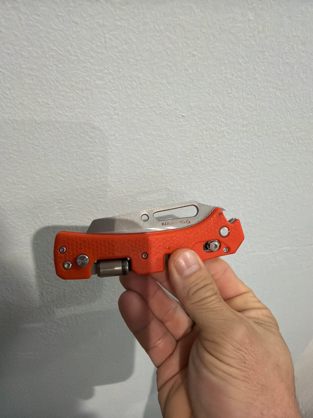 Customer photo review of Klein Tools 44056D Electrician's Pocket Knife with Driver