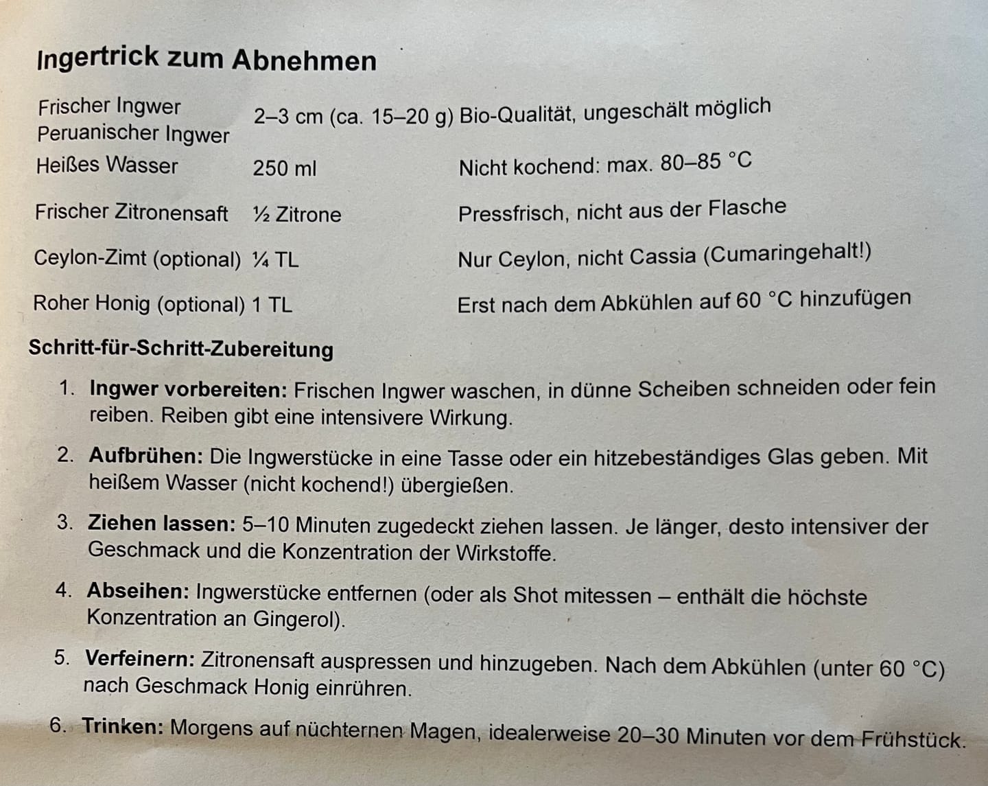 Customer photo review of Ingwer Bio aus Peru (mit Schale verwertbar) Aktionspreis %
