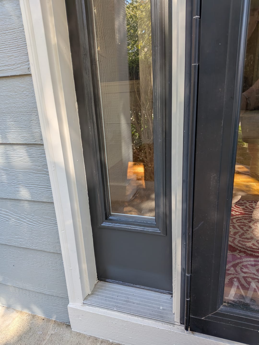 Customer photo review of Clear 1 Lite Glass and Frame Kit (Full Sidelite)