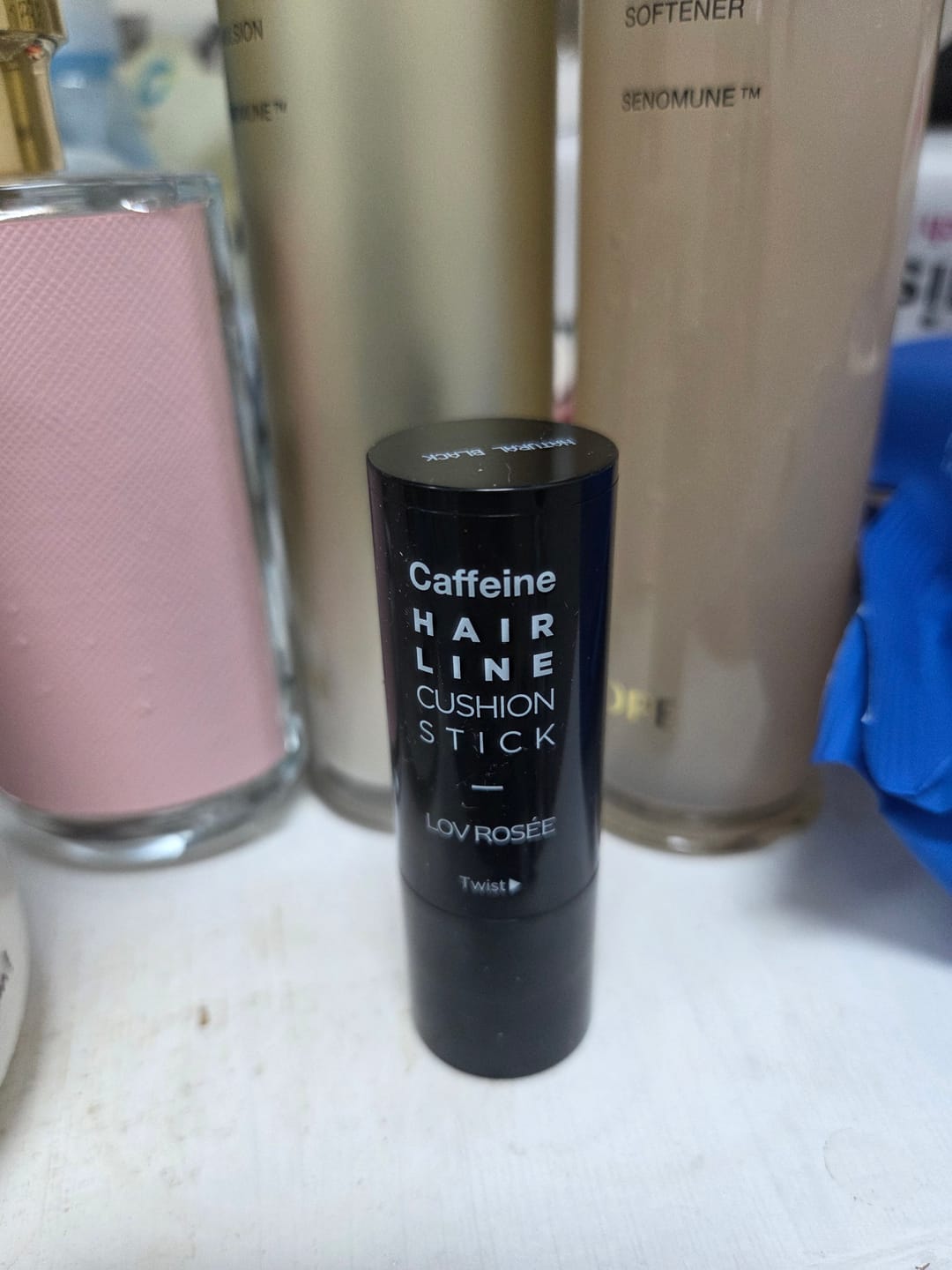 Customer photo review of LOV ROSÉE Caffeine Hairline Cushion Stick 3g