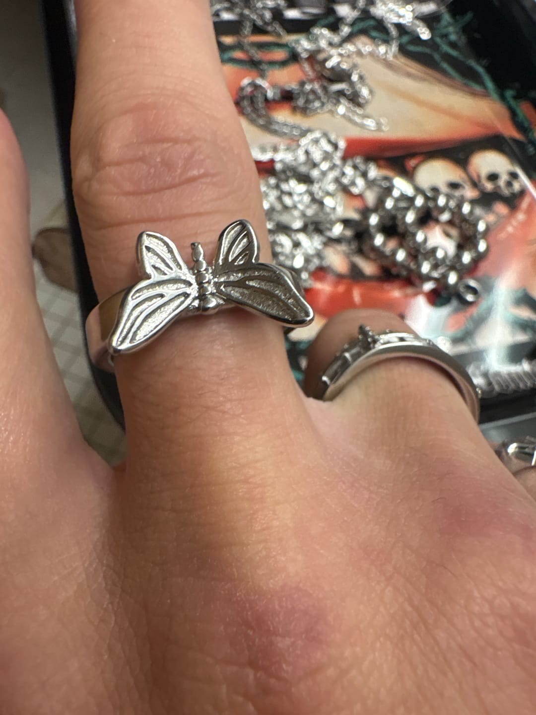 Customer photo review of BUTTERFLY RING
