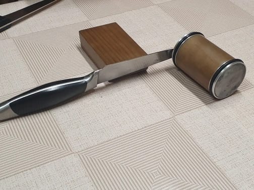Customer photo review of Rollmaster Rolling Knife Sharpener™