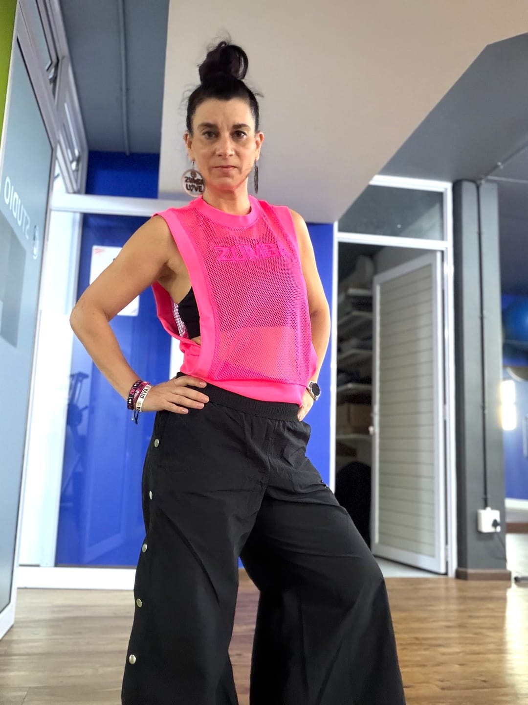Customer photo review of Rock 'n' Roll Wide Leg Pants With Side Snaps