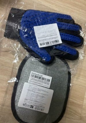 Customer photo review of Guante quitapelos electrostático