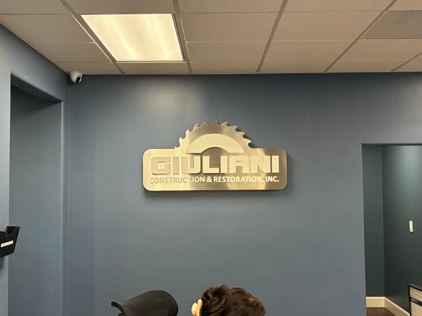 Customer photo review of CUSTOM MOCKUP SIGN FOR Andrea Arredondo-Cervantes