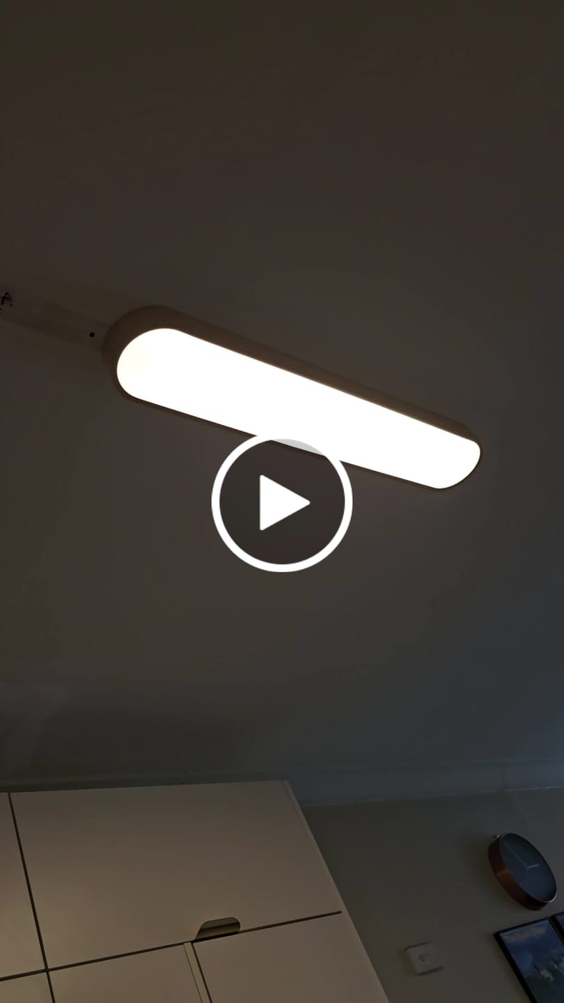 Customer video review of Nordic 1-Light Oval Shape Led Ceiling Flush Mount With Wood Accent