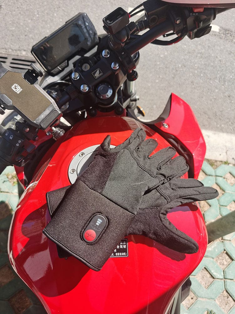 Customer photo review of Savior Heat Ultra-Thin Heated Glove Liners - Slim Rechargeable Electric Gloves for Typing, Driving & Winter Sports