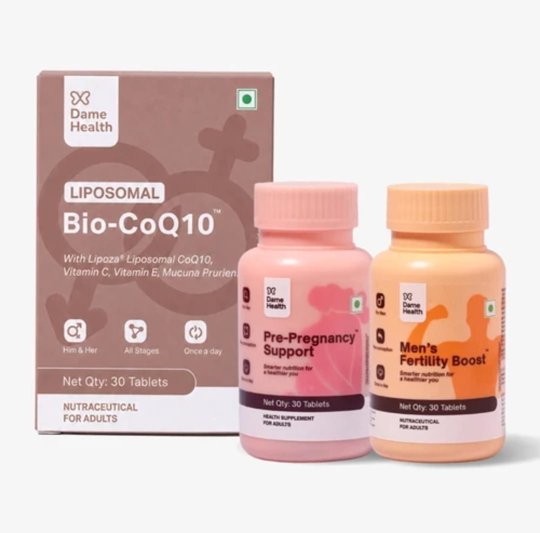 Customer photo review of Liposomal Bio-CoQ10 | India's Most Bioavailable CoQ10 for Egg & Sperm Quality