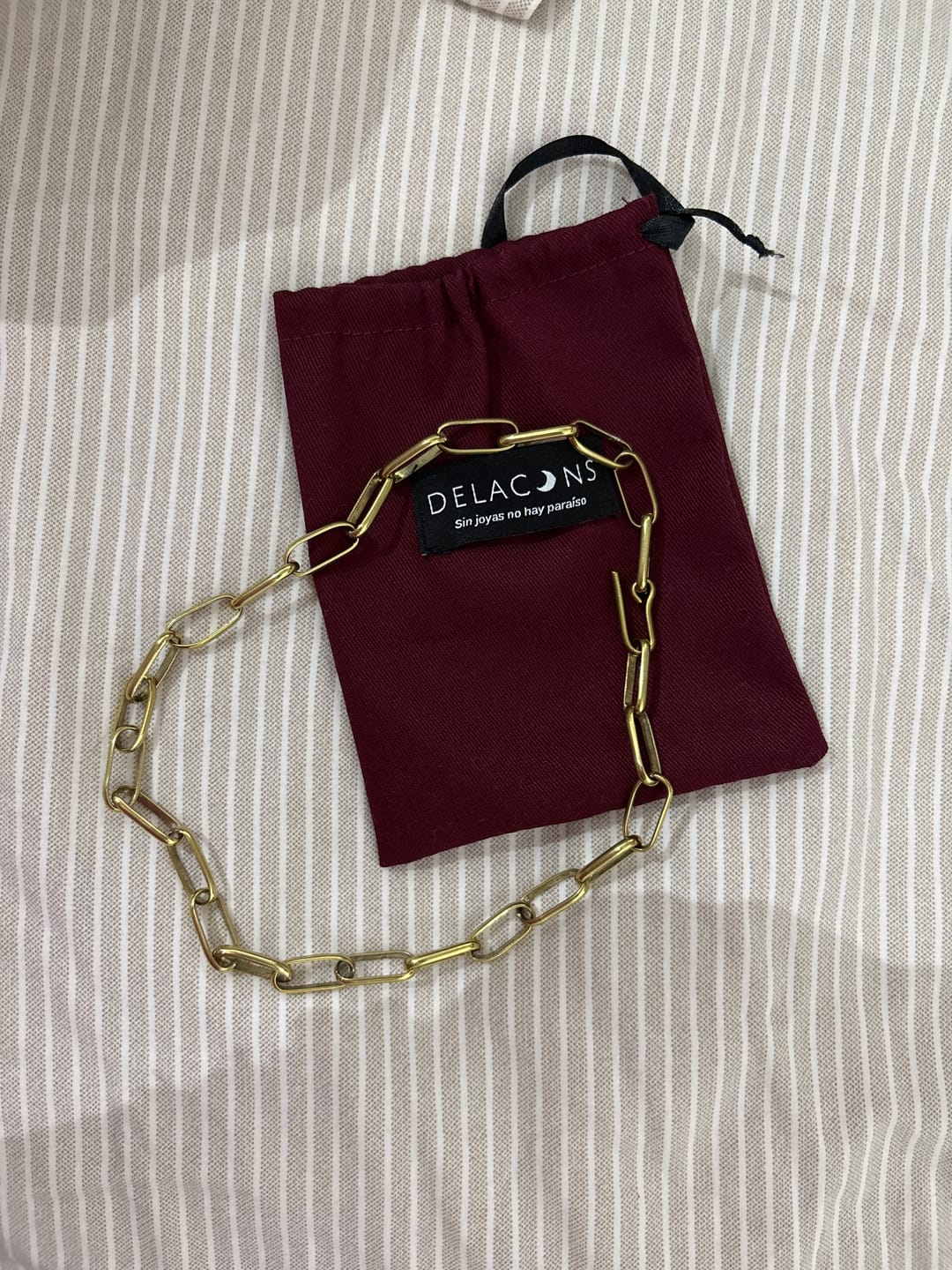 Customer photo review of Cadena Bronce -Delia