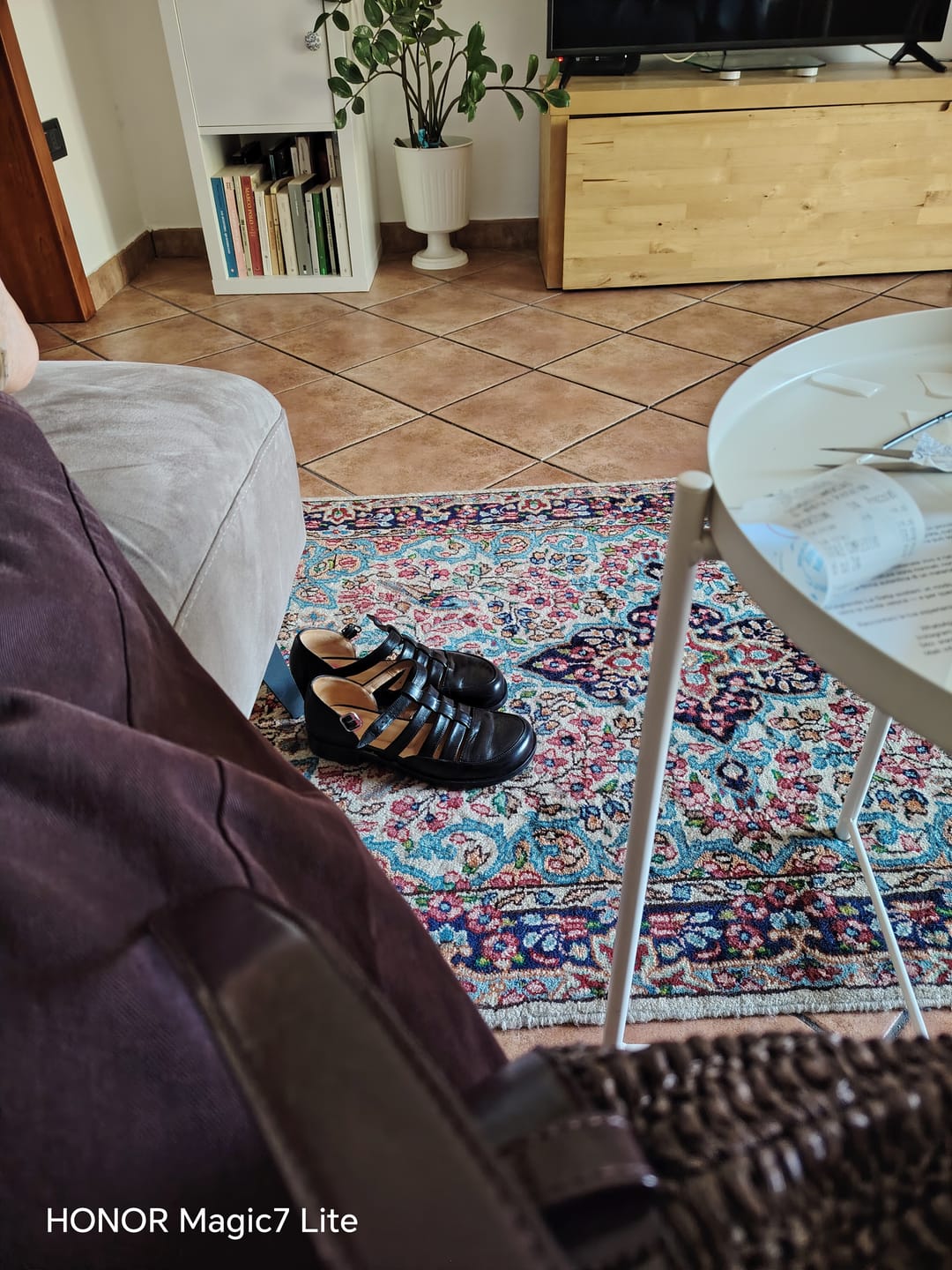 Customer photo review of Fratac Black scarpa bassa in nappa nera tacco 2 artigianale lagattaconglistivali