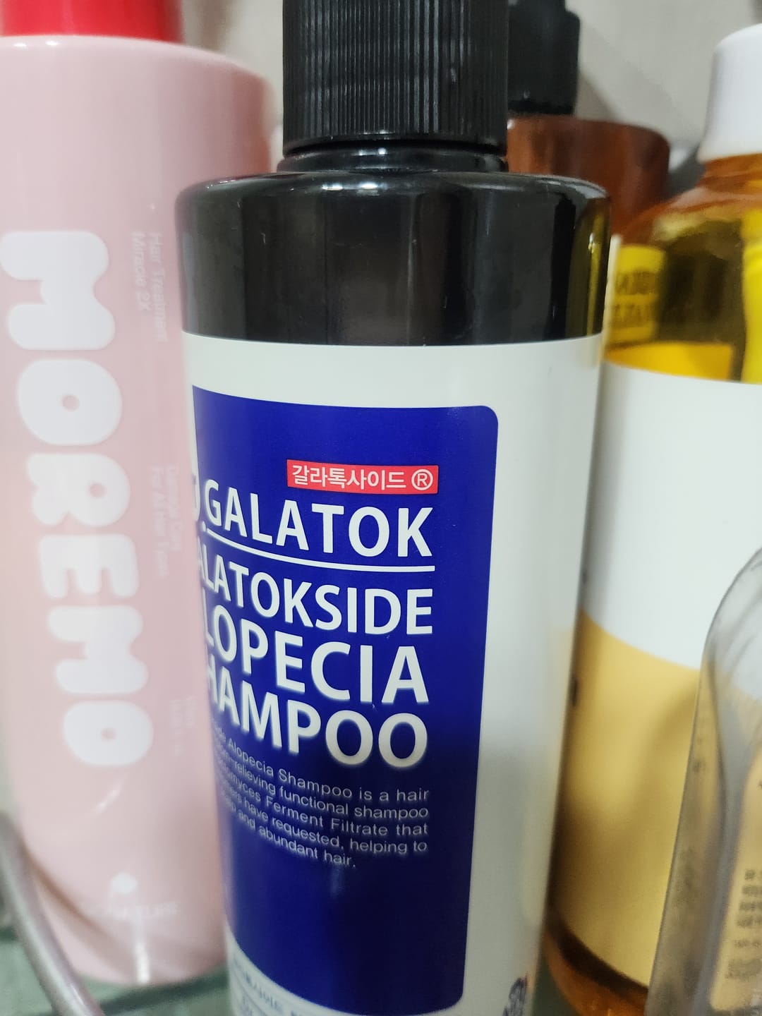 Customer photo review of Sidmool Galatokside Fragrance-Free Alopecia Shampoo 400ml